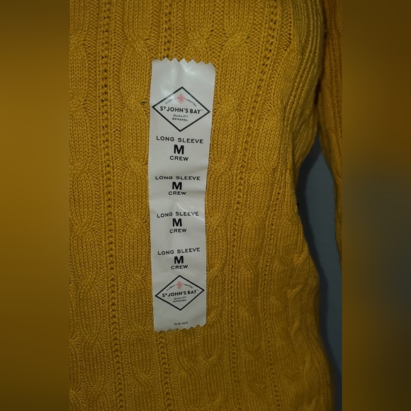 St. John's Bay, Mustard Yellow, Size M - Picture 2 of 7
